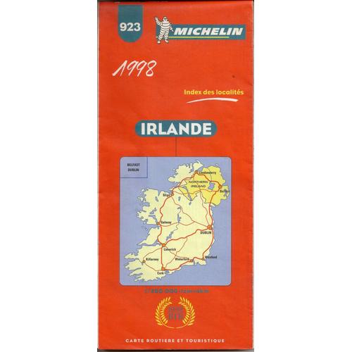 Carte Michelin Irlande 1/400.000