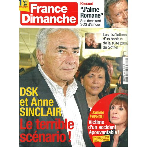 France Dimanche 0.03415 Dsk & Anne Sinclair, Daniele Evenou (Interview) Renaud