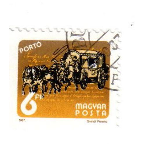 Timbre Oblitéré : Hongrie