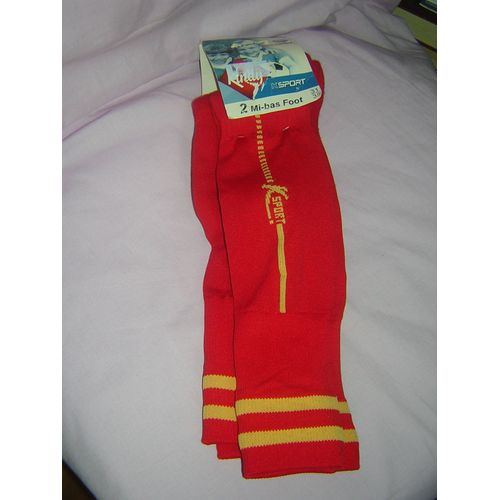 Lot De 2 Paires De Chaussettes Foot Kindy 31/35.
