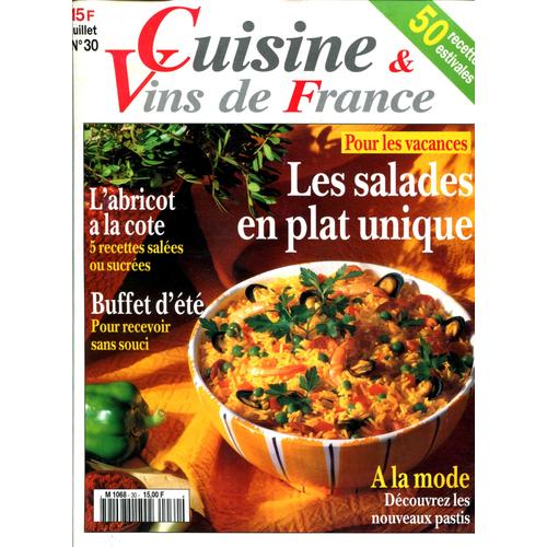 Cuisine Et Vins De France  N° 30 : Buffet D'été