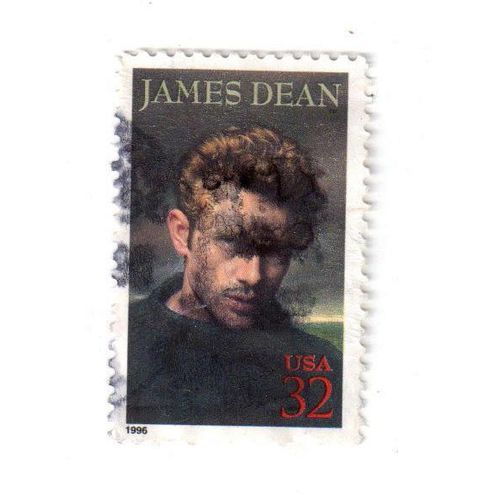 Timbre Oblitéré : États Unis, James Dean