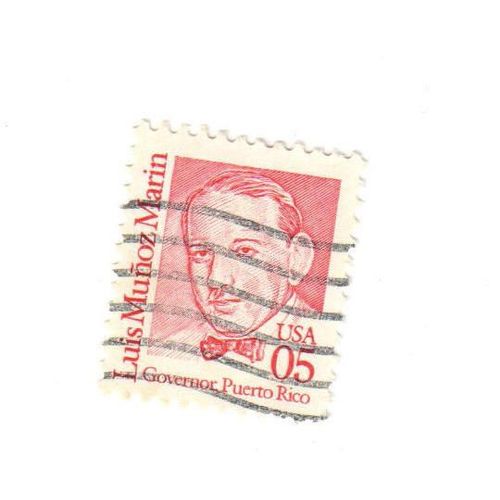 Timbre Oblitéré : États Unis, Luis Munoz Martin - Porto Rico