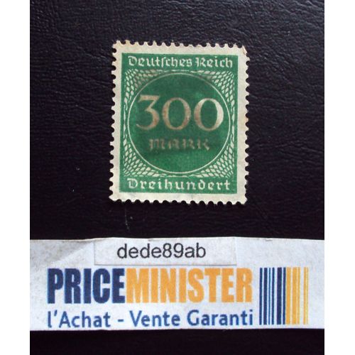 Allemagne..300 Mark Deutsches Reich Dreihundert (Vert) Non Oblitéré.