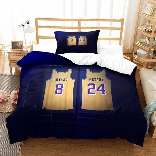 Kobe Bryant Ensembles De Housse De Couette Basket-Ball D Ensembles De Literie Nba Microfibre Parure De Lit Simple£¿Xcm£©140*200 Cm