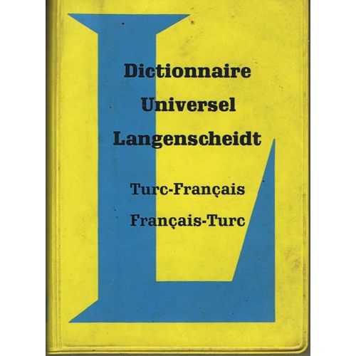 Dictionnaire Universel Langenscheidt Turc - Francais; Francais - Turc