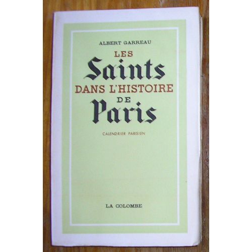 Les Saints Dans L'histoire De Paris