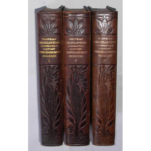 Nouvelle Encyclopedie Autodidactique Illustrée D'enseignement Moderne En 3 Volumes