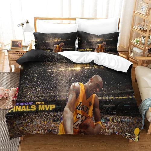 D Pour Garons Filles Avec Housse De Couette Kobe Bryant,Nba,Basket-Ball, Pi¿¿Ces,Roi£¿Xcm£©140*200 Cm