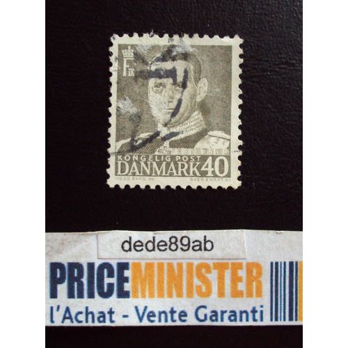 Danemark..40 Danmark.(Gris) Oblitéré.