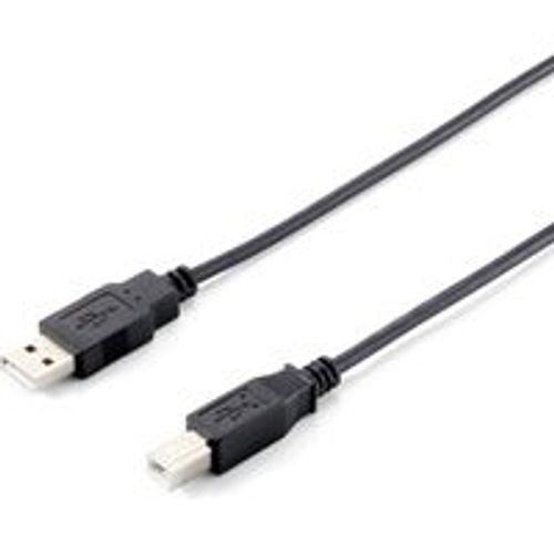 Equip - Câble USB - USB (M) pour USB type B (M) - USB 2.0 - 1 m - noir