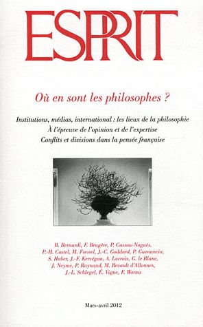 Esprit N° 383, Mars-Avril 2 - Où En Sont Les Philosophes ?