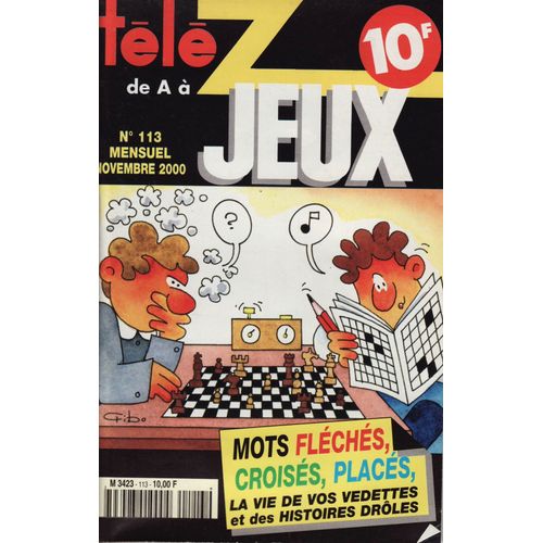 Télé Z Jeux / 11-2000 N°113 : Vanessa Paradis (2p) - Alizée (1/2p) - Isabelle Boulay (1p)