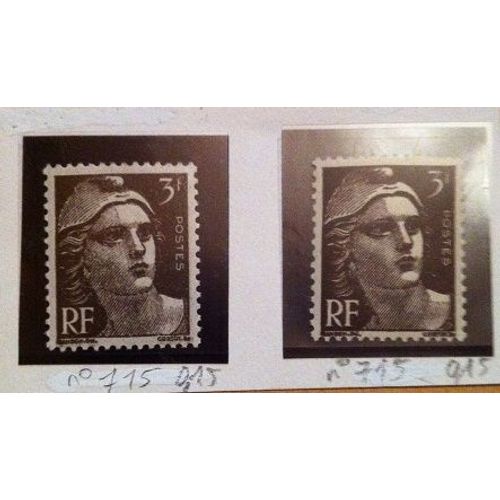 Timbres Neufs N°715 Avec Gomme D'origine.
