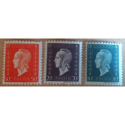Timbres Neufs N°685,687,688 Avec Gomme D'origine.
