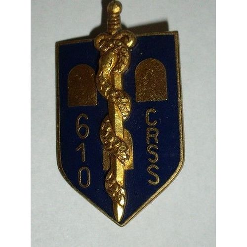 Insigne 610° Compagnie De Ravitaillement Du Service De Santé