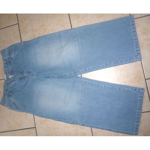 Pantacourt Garçon Jean Délavé Taille 12 Ans