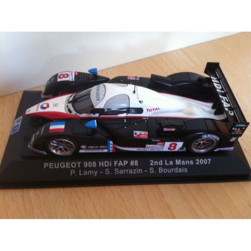 Ixo Peugeot 908 Hdi Fap/Le Mans 2007/P.Lamy-S.Sarrazin-S.Bourdais - 1/43e-Ixo