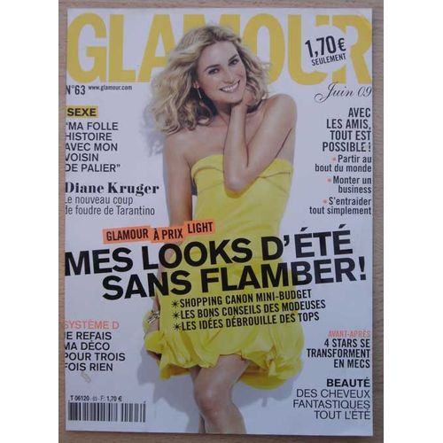 Glamour N°63, Coupure De Presse, Diana Kruger