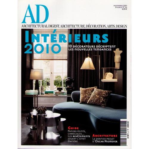 Ad Architectural Digest : Architecture, Décoration, Arts, Design 96