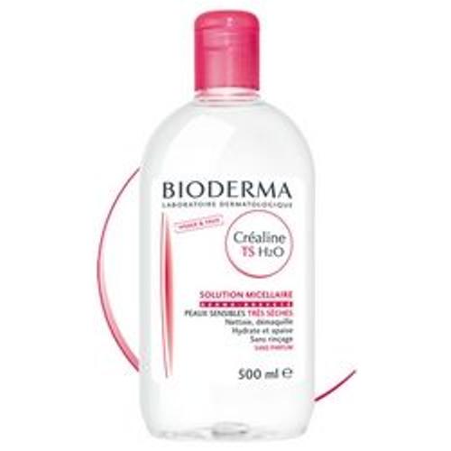 Bioderma Crealine Ts H2o Solution Micellaire Sans Parfum 500 Ml 