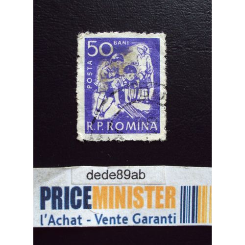 Roumanie..50 Bani R.P.Romina. Oblitéré.