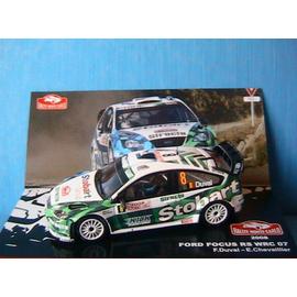 FORD FOCUS RS WRC 07 #8 RALLYE MONTE CARLO 2008 DUVAL CHEVAILLIER ...