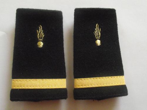 Fourreaux Groupe De Spécialité État Major Grade Sous- Lieutenant Armée De Terre