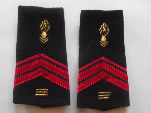 Fourreaux Corps Technique Et Administratif Grade Caporal 3 Brisques Armée De Terre