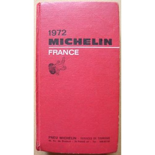 Guide Michelin France 1972
