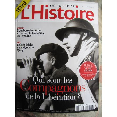 L'actualité De L'histoire 5  Qui Sont Les Compagnons De La Libération ?