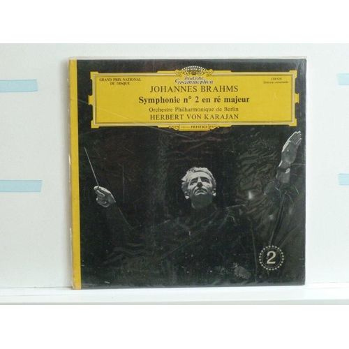 Johannes Brahms,Symphonie N° 2 En Ré Majeur,Karajan