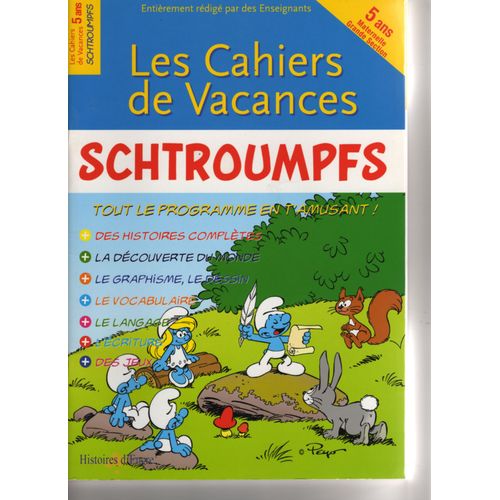 Les Cahiers De Vacances Schtroumpfs 9ans - Cm1