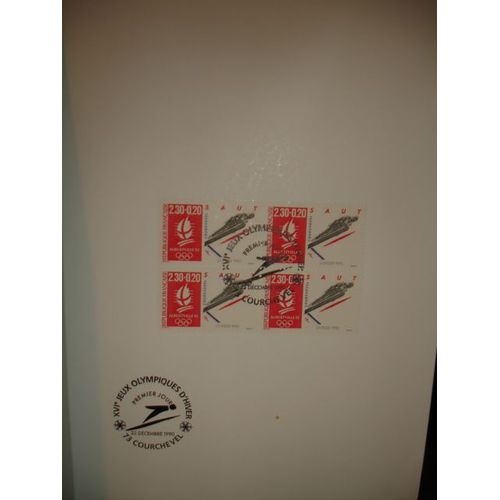 Souvenir Philatélique 1er Jour - Jeux Olympiques Albertville 1992