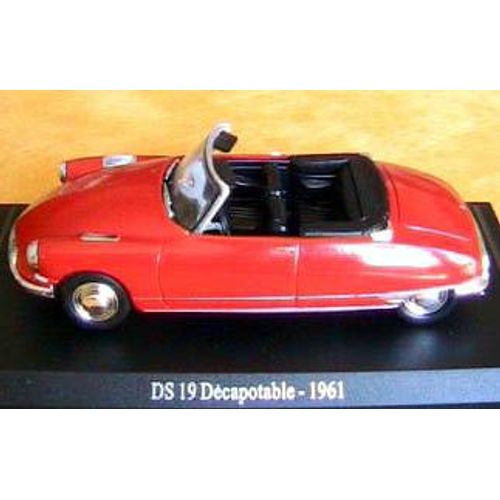 Citroen Ds 19 Decapotable 1961 Universal Hobbies Atlas 1/43 Rouge Cabriolet-Universal Hobbies