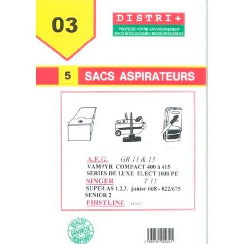 5 Sacs Aspirateur Carrefour - Firstline - Blue Wind - Bluesky - Home  4101.0 (10)