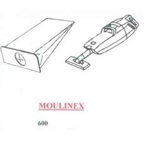 12 Sacs Aspirateur Moulinex  600-