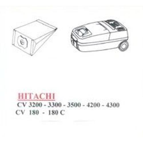 5 Sacs Aspirateur Hitachi  Cv 180 - 180c -- Cv 3200 - 3210 - 3300 - Cv 4200 - 4300