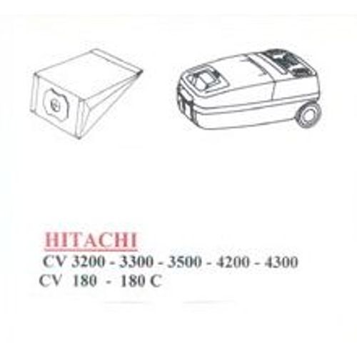 5 Sacs Aspirateur Hitachi   Cv  180 - 180c  -- Cv  3200 - 3210 - 3300 -  Cv 4200 - 4300