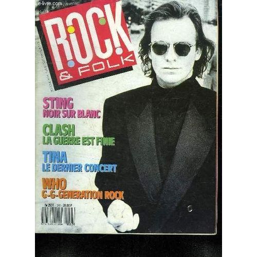 Rock Et Folk N° 253. Sommaire: Dolly Parton. Tina Turner Ne Montera Plus Sur Scene. Les Who. Sting...