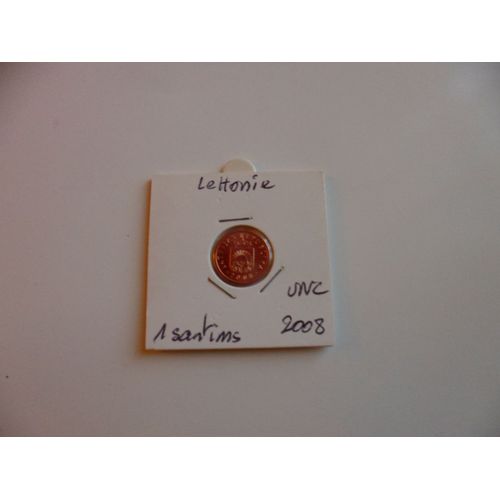 Lettonie 1 Santims 2008  Neuf / Unc !