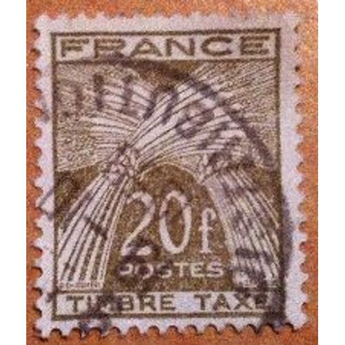 Timbre De Taxe De 1946 À 1955 En Très Bon État.N°87.