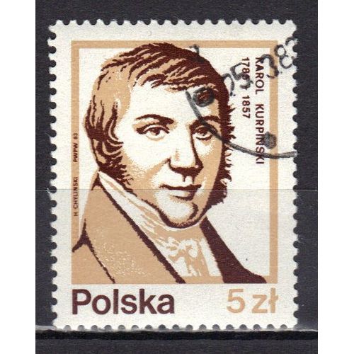 Pologne 1983 : Personnages Célèbres : Portrait De Karol Kurpinski - Timbre Oblitéré