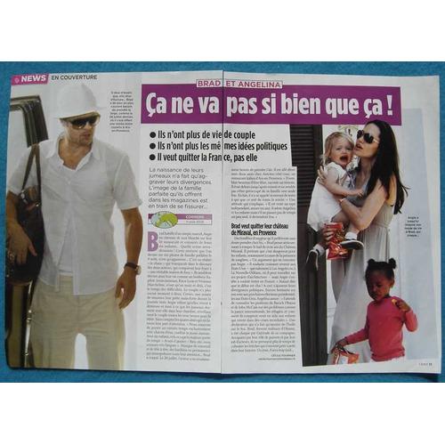 Closer N°166, Coupure De Presse, Brad Pitt, Angelina Jolie