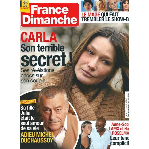 France Dimanche 0.003420 Carla Bruni Sarkozy, Michel Duchaussoy (Adieu) Jacques Chirac