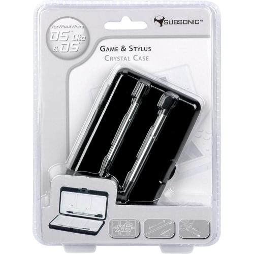 Game & Stylus Crystal Case Dsl & Ds "Noir"