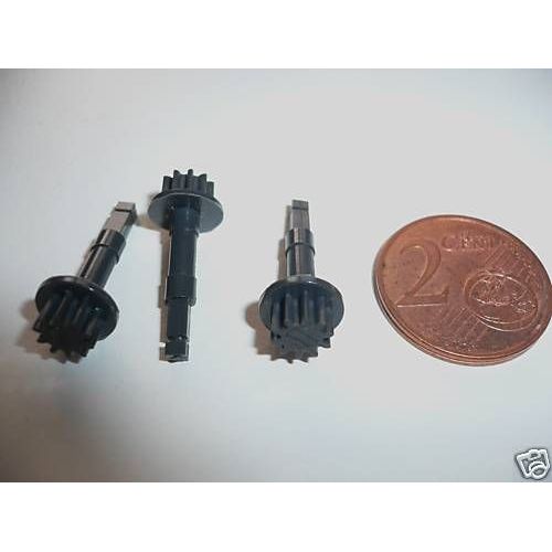 3 Pignons Moteur Long 10 Dents Jouef 20mm - Echelle Ho 1/87-Jouef