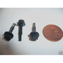 3 Pignons Moteur Long 10 Dents Jouef 20mm - Echelle Ho 1/87-Jouef