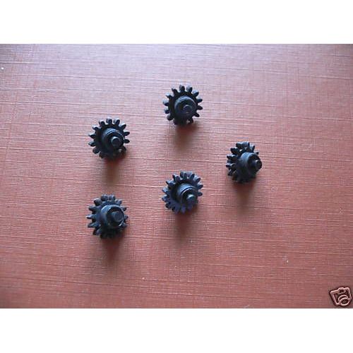 5 Pignons Droits Males 14 Dents Train Fobbi - Echelle Ho 1/87