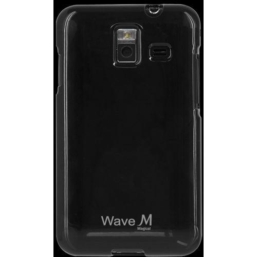 Coque Semi-Rigide Glossy Noire Pour Samsung Wave M S7250